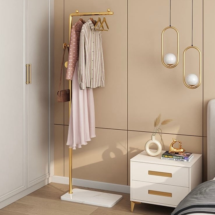 大理石 モダン ハンガーラック 幅40 ホワイト 白 ゴールド ブラック 黒