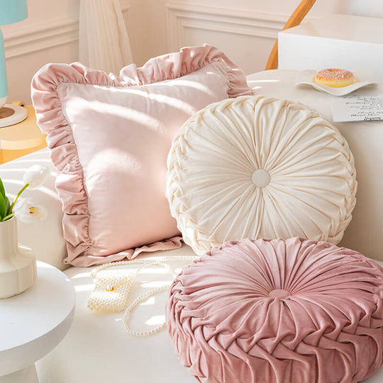 魅了 Frill_Velvet_cushion_cover_03_ 置物