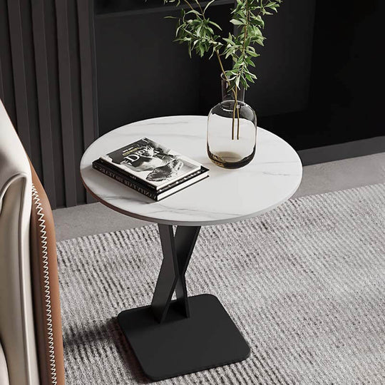 イタリア製 大理石トップ キドニーテーブル ベッドサイド　73041-18-0 table-03044-2h.jpg
