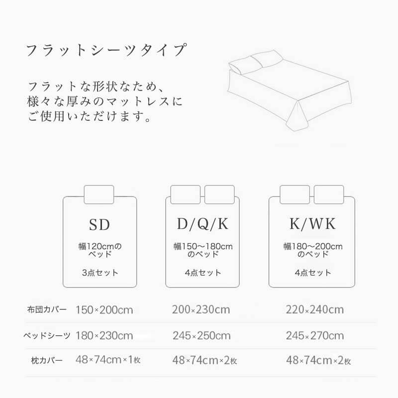 新品Arte Puraリネンカバーダブル クイーン キング フラットシーツ thum_12000_fsbq.jpg