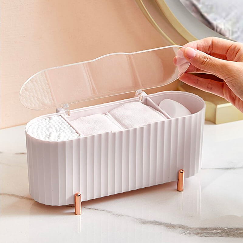 マルチ収納ケース 【SHEILANI】 収納 ボックス 洗面所 コットン